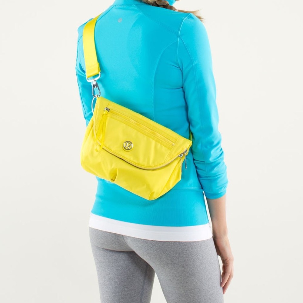 Lululemon yellow Festival Bag GUC